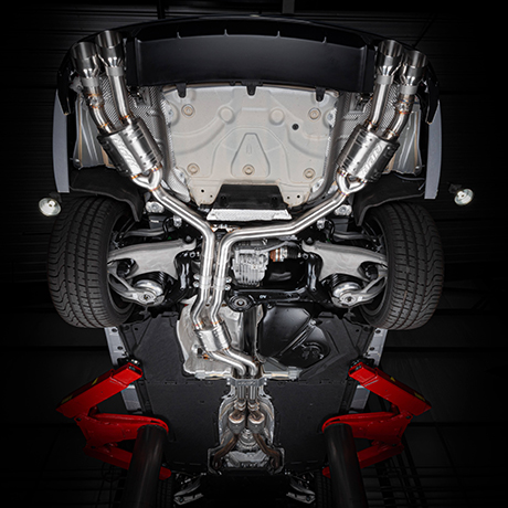 带中央消声器的 APR 中尾 排气系统 - 4.0 TFSI - C7 S6 和 S7     CBK0011