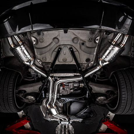 带中央消声器的 APR 中尾 排气系统 - 4.0 TFSI - C7 RS6 和 RS7     CBK0015