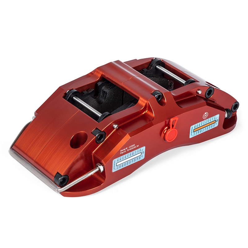 APR 刹车盘 - 350X34MM 2 件 6 活塞套件 - 前 - 红色 - (MQB 340MM)     BRK00003