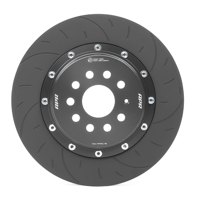 APR 刹车盘 - 350X34MM 2 件 6 活塞套件 - 前 - 红色 - (MQB 340MM)     BRK00003