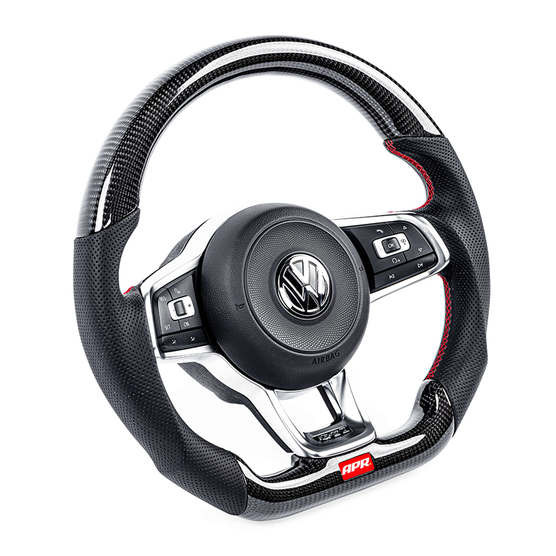 APR碳纤维方向盘-MK7 GTI/GLI 红色 (不带拨片)    MS100205