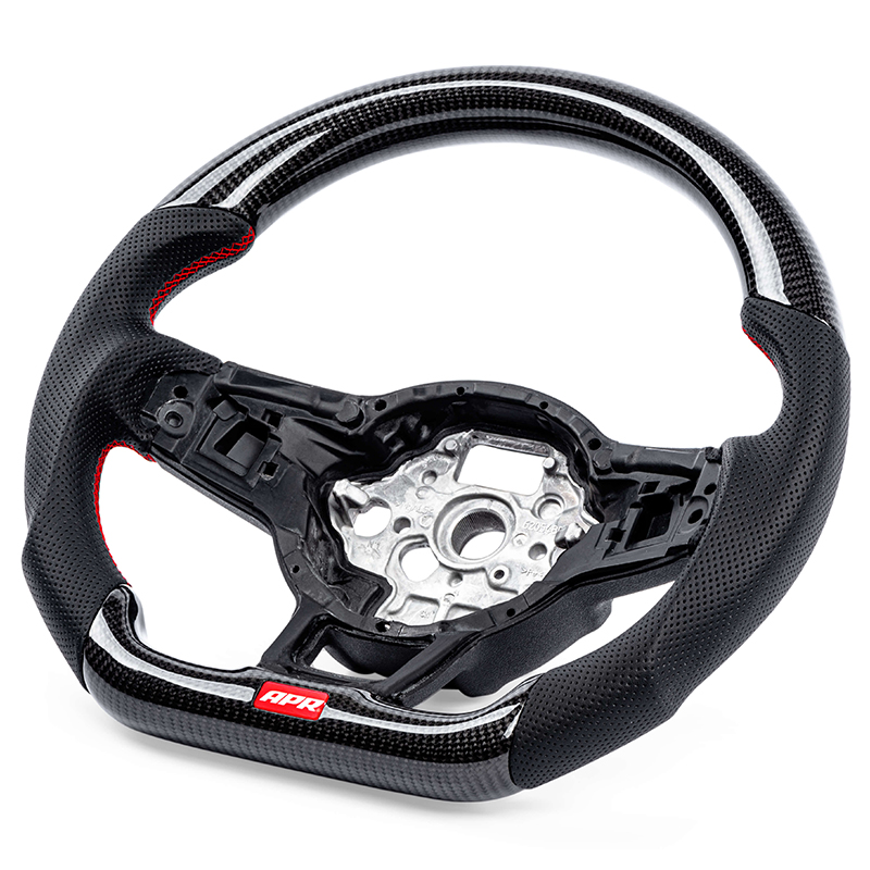APR碳纤维方向盘- MK7 GTI/GLI 红色 (带拨片)     MS100201